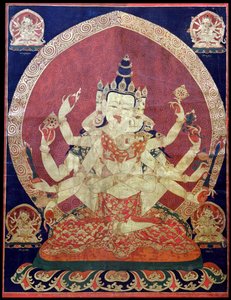 Guhyasamaja Akshobhyavajra Thanka, XVII secolo