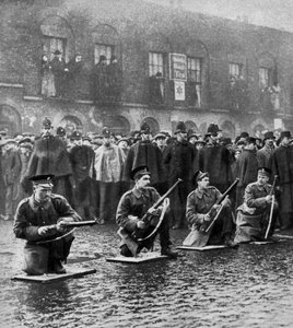 Stallo a Sidney Street, Stepney, Londra, 3 gennaio 1911 da Central Press
