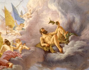 Dettaglio del soffitto (dettaglio) da Cesare Mariani