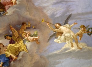 Dettaglio del soffitto (dettaglio) da Cesare Mariani