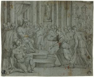 Salomone Riceve la Regina di Saba da Cesare Rossetti