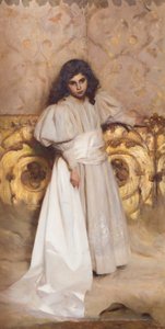 Ritratto della figlia Irene da Cesare Tallone