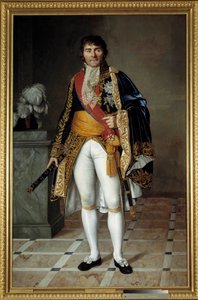 Ritratto a figura intera del Maresciallo Francois Joseph Lefebvre, Duca di Danzica, Maresciallo dell