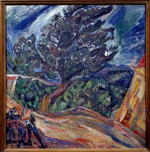 Grande albero blu da Chaim Soutine