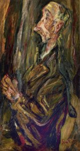 Uomo in preghiera - XX secolo - Espressionismo francese da Chaim Soutine