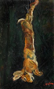 Lepre appesa, ca 1923 da Chaim Soutine