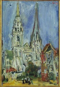 La cattedrale di Chartres da Chaim Soutine