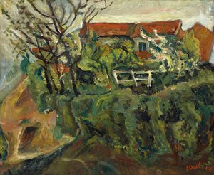 Maisons dans un paysage, ca 1918-1919 da Chaim Soutine