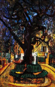 Piazza di una piccola città a Vence, 1929 da Chaim Soutine