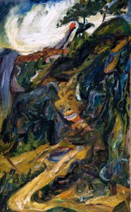 Strada tortuosa, vicino a Gréolières da Chaim Soutine
