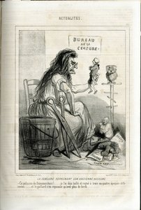 Illustrazione di Cham in Le Charivari da Amédée de Noé