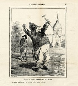 Illustrazione di Cham (1819-1879) in Le Charivari