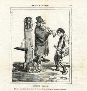 Illustrazione di Cham (1819-1879) in Le Charivari da Amédée de Noé
