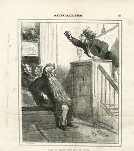 Illustrazione di Cham (1819-1879) in Le Charivari da Amédée de Noé