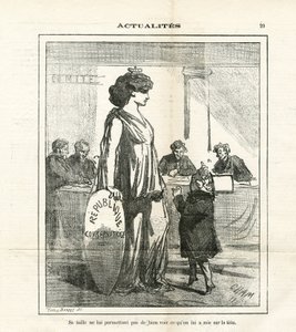Illustrazione di Cham (1819-1879) in Le Charivari da Amédée de Noé