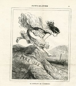 Illustrazione di Cham (1819-1879) in Le Charivari da Amédée de Noé