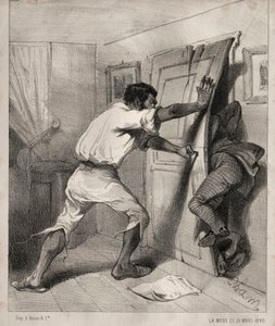 Un creditore troppo pressante, 1840 da Cham
