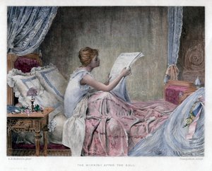 Il mattino dopo il ballo, fine XIX secolo da Champollion