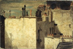 Tetti di Parigi da Charles Emile Cuisin