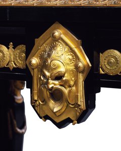 Tavolo Napoleone III, progettato da Jean Brandely, intarsiato da E. Varlot, Parigi, c.1850-75 da Charles Guillaume Diehl