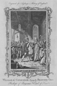 Guglielmo il Conquistatore che cattura suo Fratello Odo, Vescovo di Bayeux e Conte di Kent, 1773 da Charles,C Grignion,Charles Grignion the Elder. Charles Grignion,Grignion
