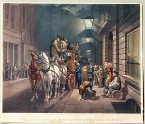Partenza delle Poste Reali dall