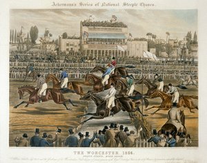 Le Royal Birthday Stakes, Worcester, 14 marzo 1856: Grand Stand da Charles Hunt