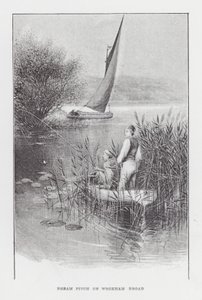 Pesca: Bream Pitch su Wroxham Broad da Charles (after) Whymper