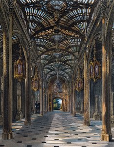 Conservatorio, incisione di Richard Reeve, basata su un disegno di Charles Wild, da The History of the Royal Residences da Charles (after) Wild