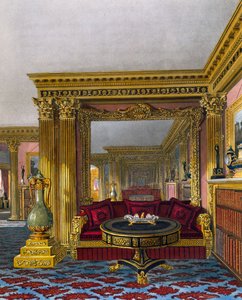 Sala dorata, incisione di William James Bennett, basata su un disegno di Charles Wild, da The History of the Royal Residences da Charles (after) Wild
