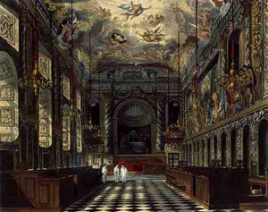 La cappella reale, Castello di Windsor, da 