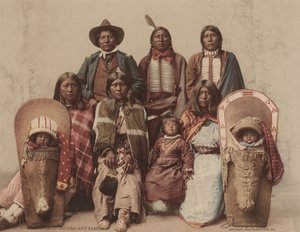 Capo Ute Severo e famiglia da Charles A. Nast, Detroit Photographic Company