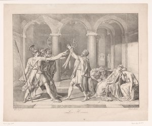Il giuramento degli Orazi da Charles Achille D