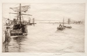 Ponte di Brooklyn, 1888 da Charles Adams Platt