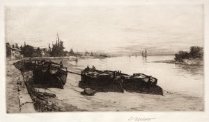 Barche di fango sul Tamigi, 1883