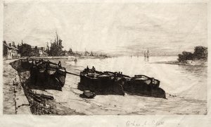 Barche di fango sul Tamigi, 1883