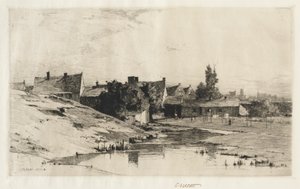 Vecchie case vicino a Bruges, 1884-1888