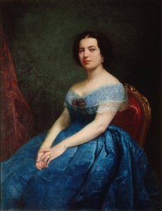 Ritratto di Ernesta Grisi 1816-1895, 1866 da Charles Adolphe Bonnegrace