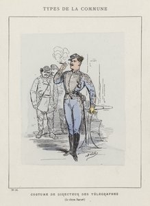 Costume da Direttore dei Telegrafi, Il cittadino Pauvert da Charles Albert d Arnoux Bertall