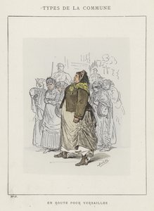 In viaggio per Versailles da Charles Albert d Arnoux Bertall