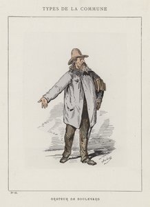 Oratore di Boulevard da Charles Albert d Arnoux Bertall