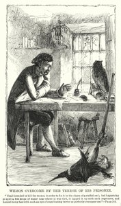 Wilson sopraffatto dal terrore del suo prigioniero da Charles Altamont Doyle