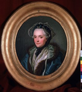 Ritratto di Marie-Louise-Nicole, Duchessa di Enville (1716-1797). Dipinto di Charles Amedee Philippe van Loo (1719-1795) da Charles Amedee Philippe van Loo