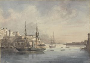 Vista di Malta da Charles Andrew Dyce