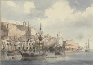 Veduta di Malta da Charles Andrew Dyce