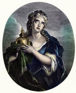 Adrienne Lecouvreur (1692-1730), attrice francese nel ruolo di Cornelia in Mort de Pompee di Pierre Corneille