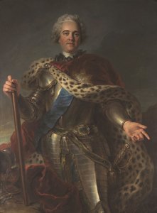 Ritratto di Maurice de Saxe 1696-1750, Maresciallo di Francia, ca 1735-1739