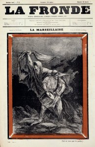 La marsigliese disegno apparso nel giornale la fionda da Charles Auguste Loye