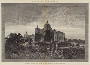 Case inglesi, Hatfield House, la sede del Marchese di Salisbury, KG da Charles Auguste Loye