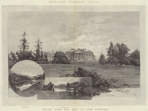 Case inglesi, Willey Park, la sede di Lord Forester da Charles Auguste Loye